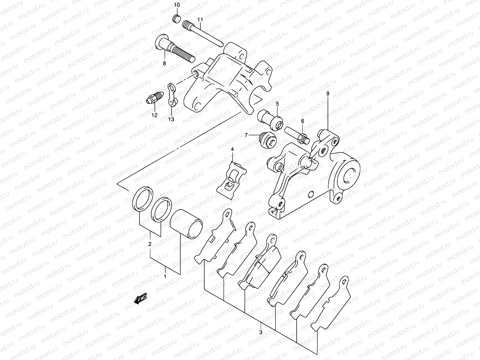 56 - REAR CALIPER