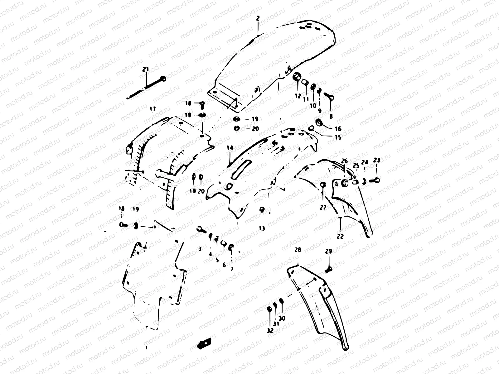 56 - REAR FENDER