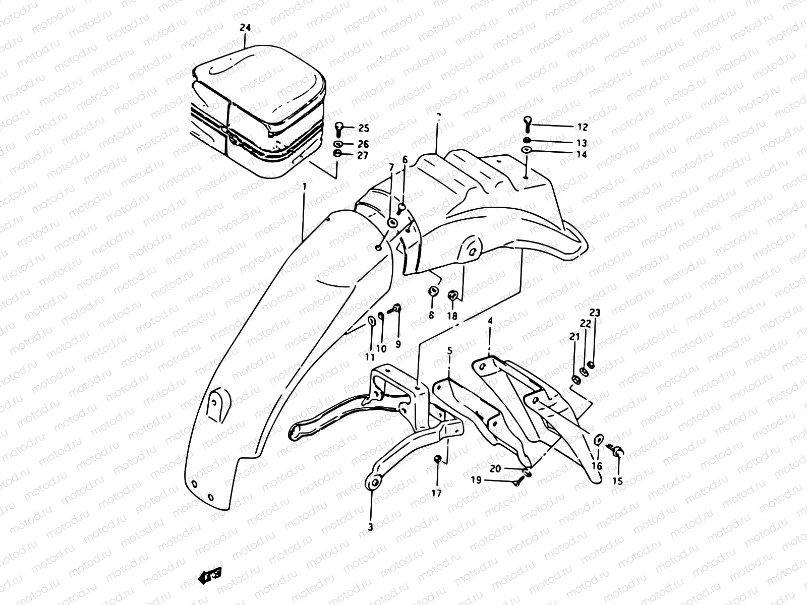 56 - REAR FENDER