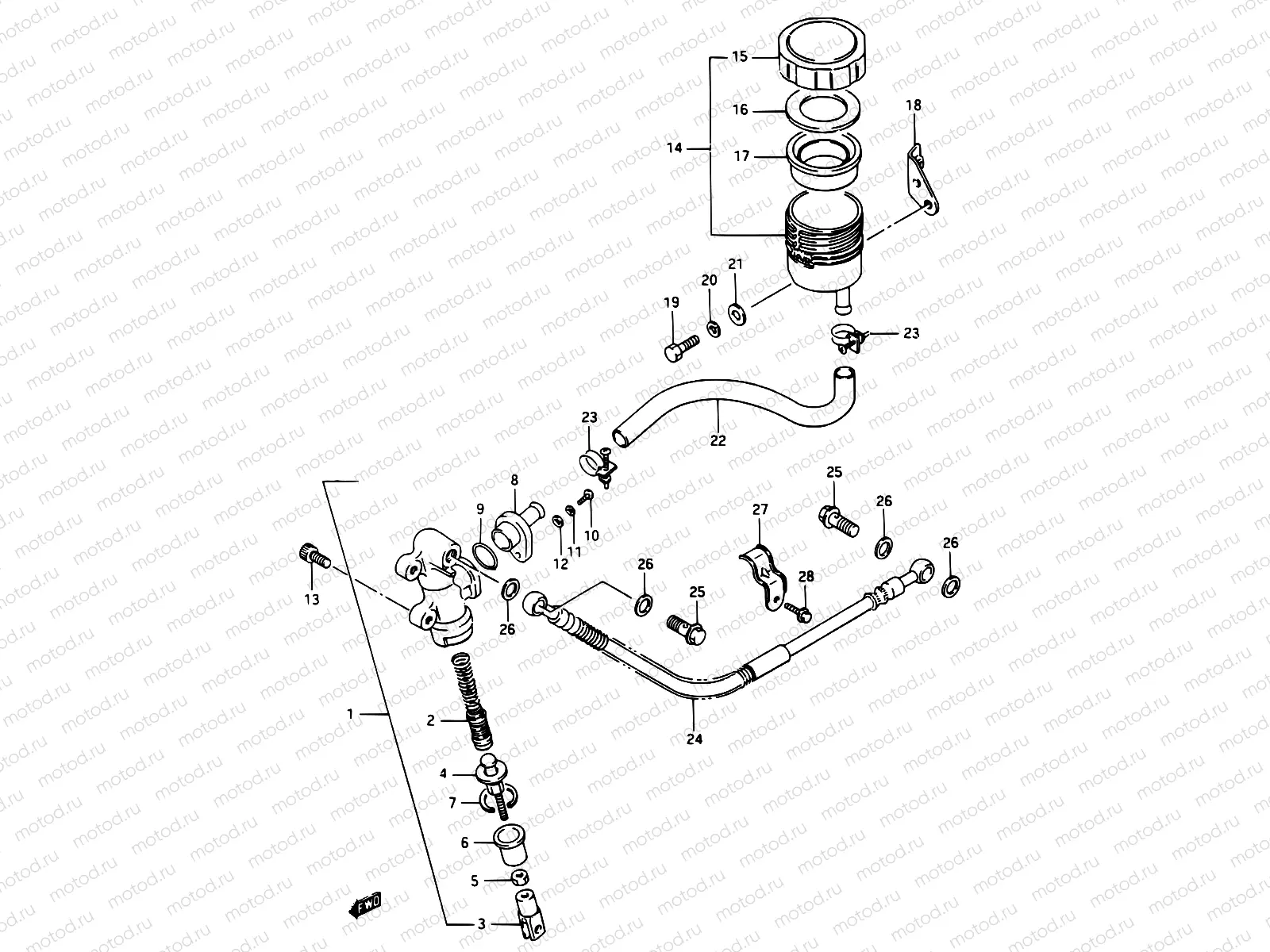 56 - REAR MASTER CYLINDER