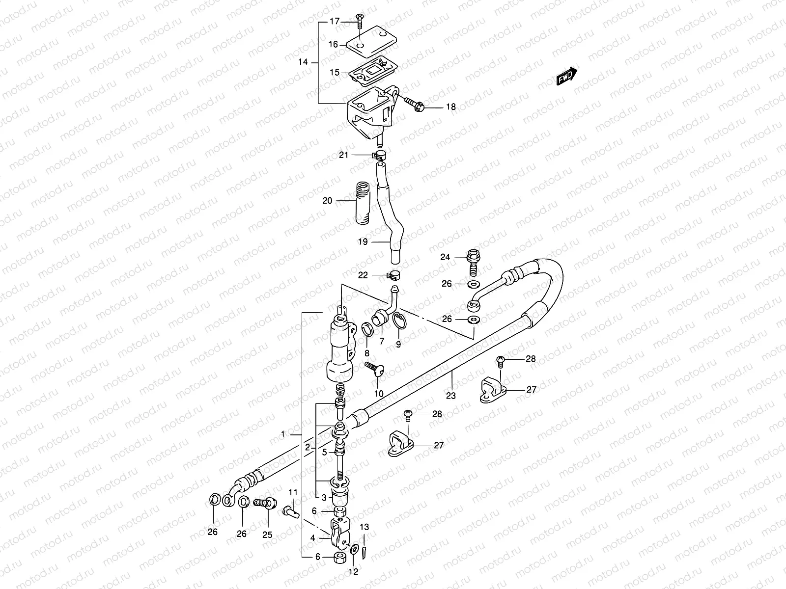 56 - REAR MASTER CYLINDER