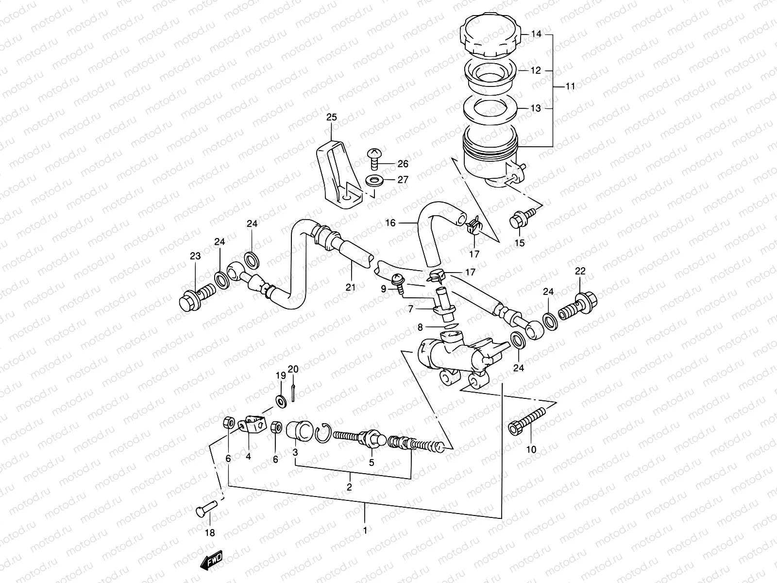 56 - REAR MASTER CYLINDER