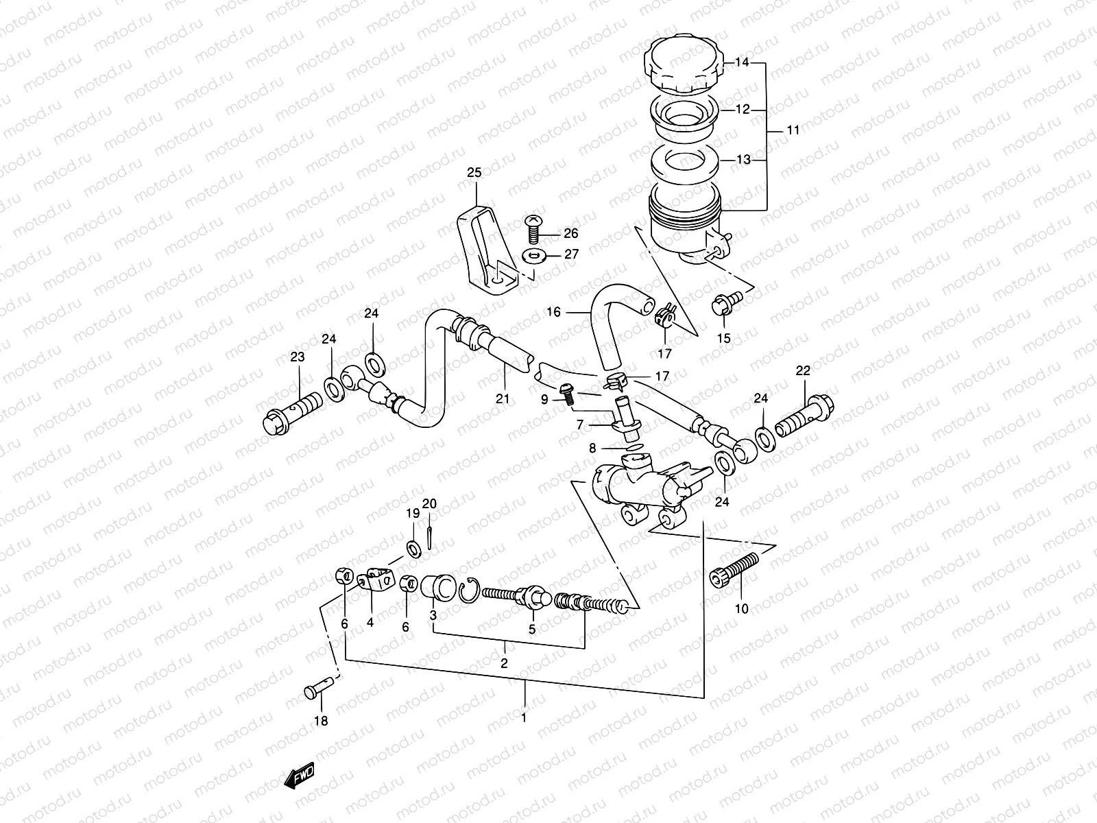 56 - REAR MASTER CYLINDER