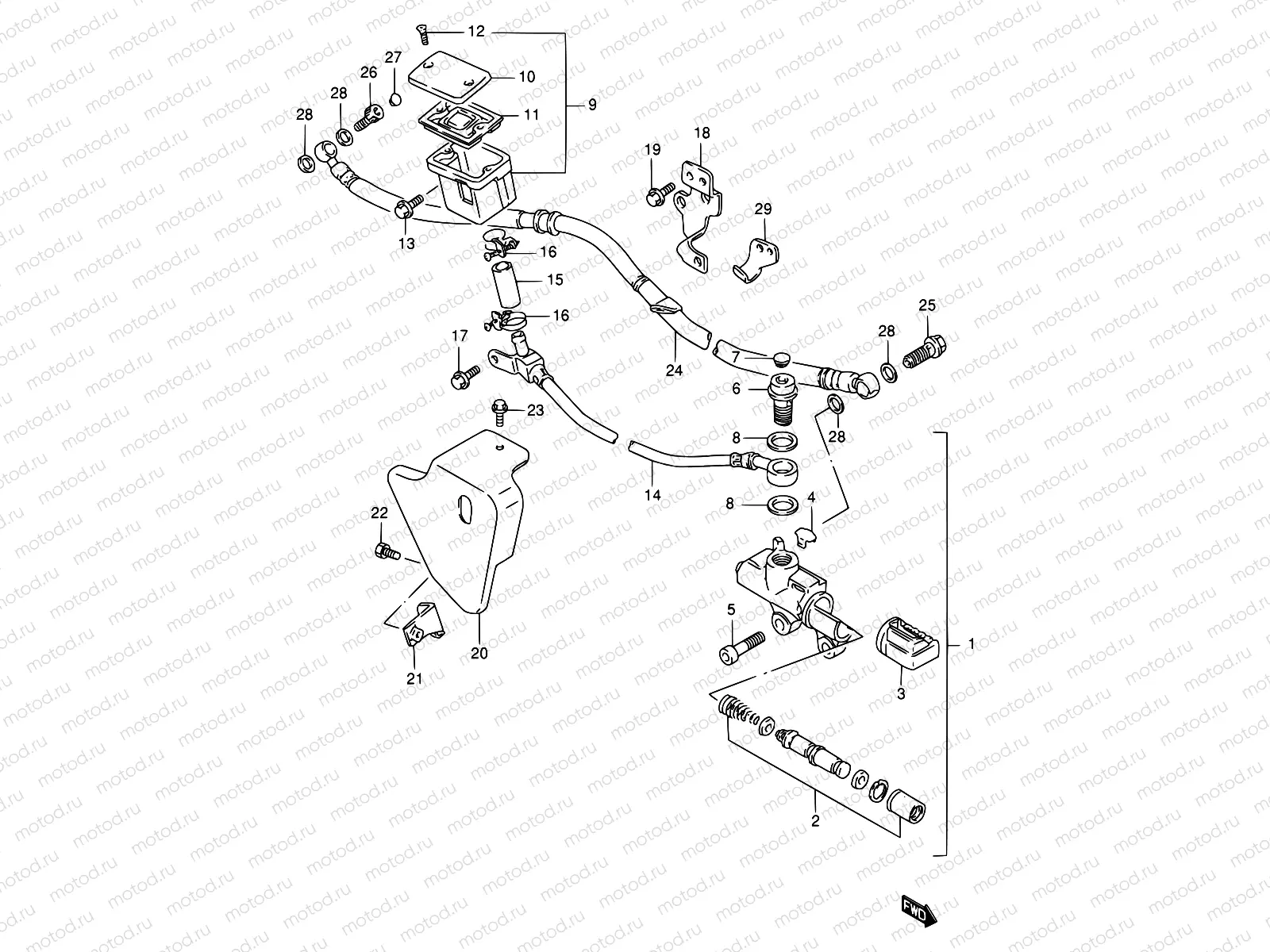 56 - REAR MASTER CYLINDER