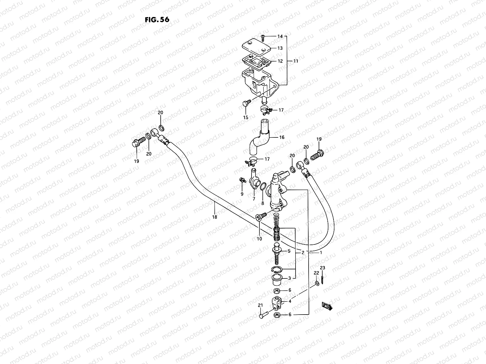 56 - REAR MASTER CYLINDER
