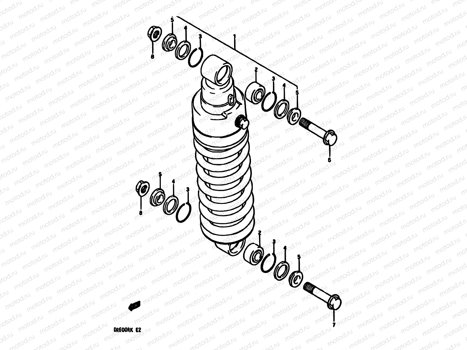 56 - REAR SHOCK ABSORBER