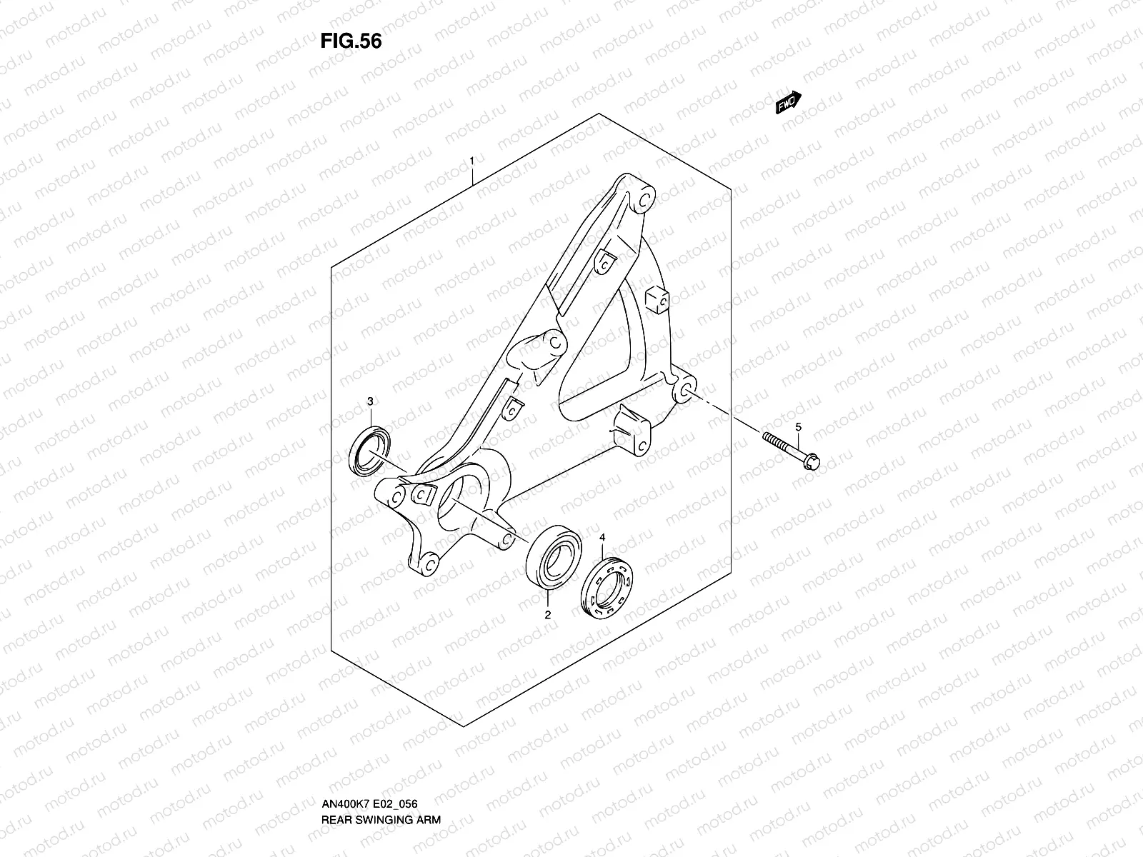 56 - REAR SWINGING ARM