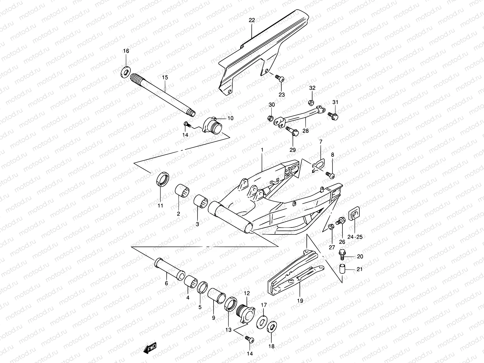 56 - REAR SWINGING ARM