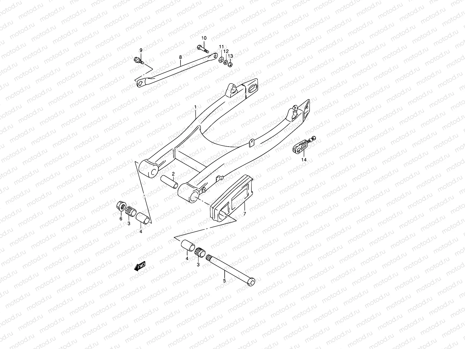 56 - REAR SWINGING ARM