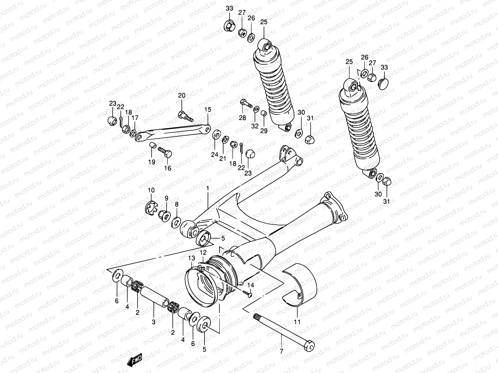 56 - REAR SWINGING ARM