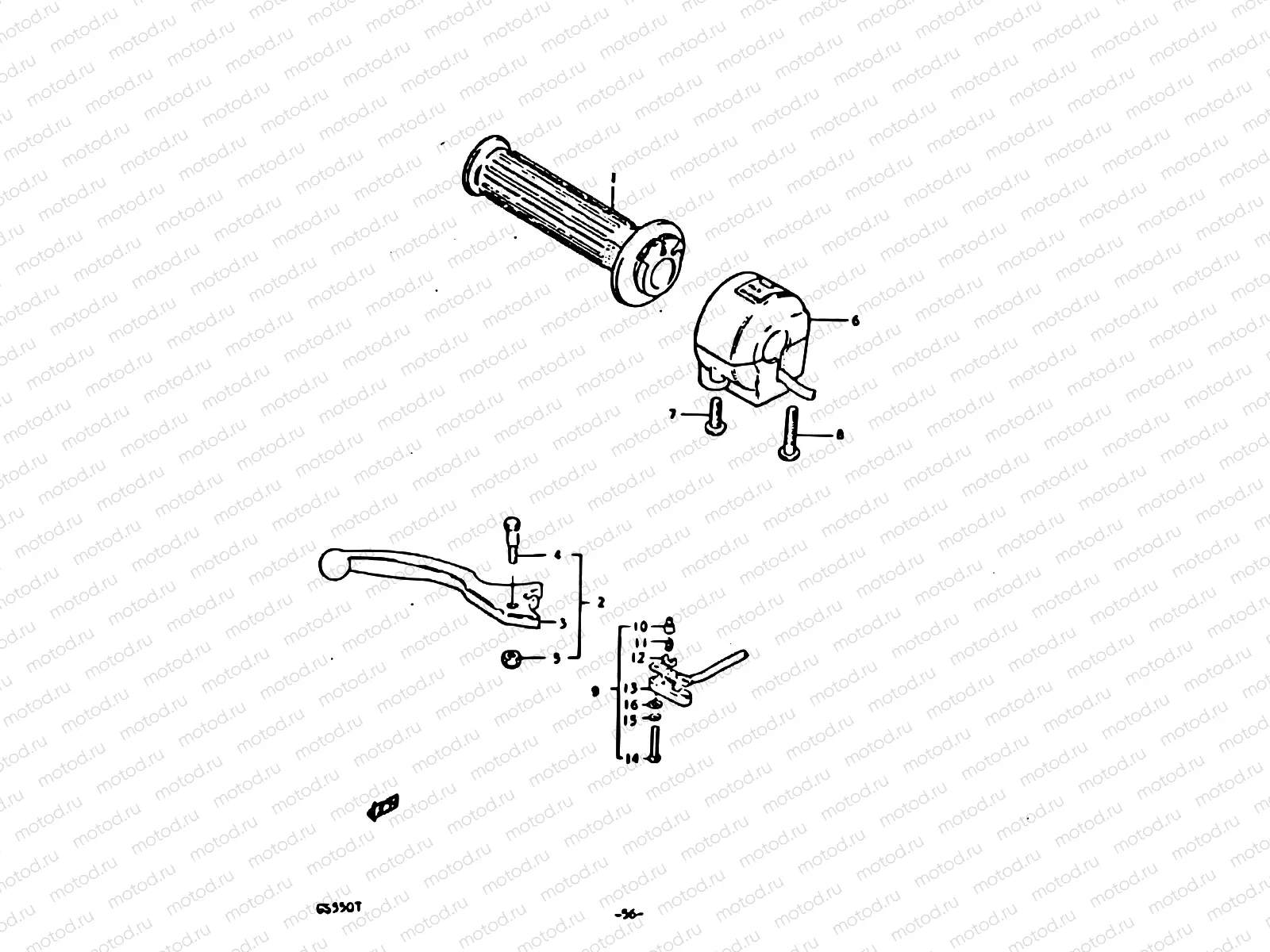 56 - RIGHT HANDLE SWITCH (E04, E15, E18, E22, E25, E26, E34)