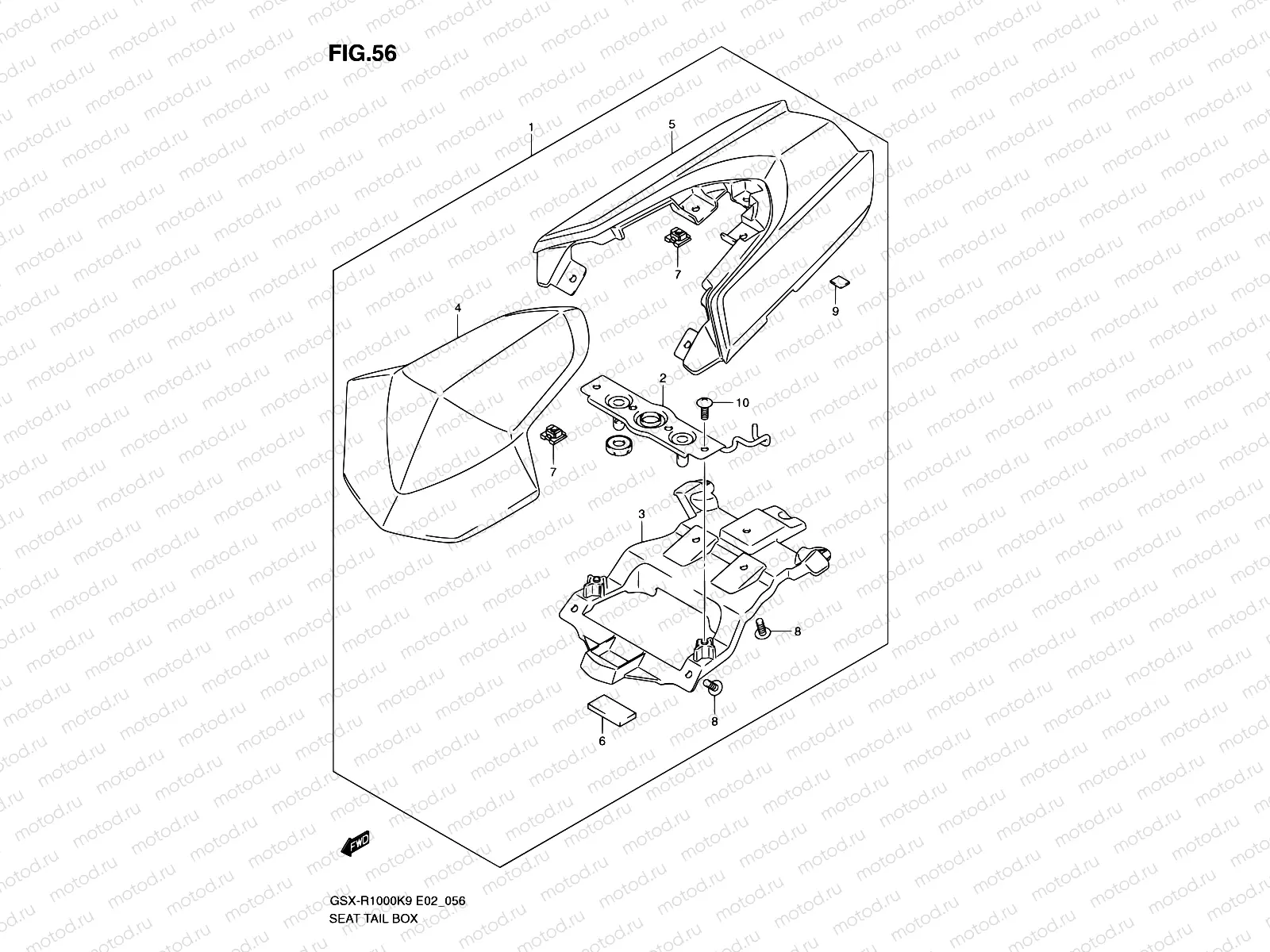 56 - SEAT TAIL BOX