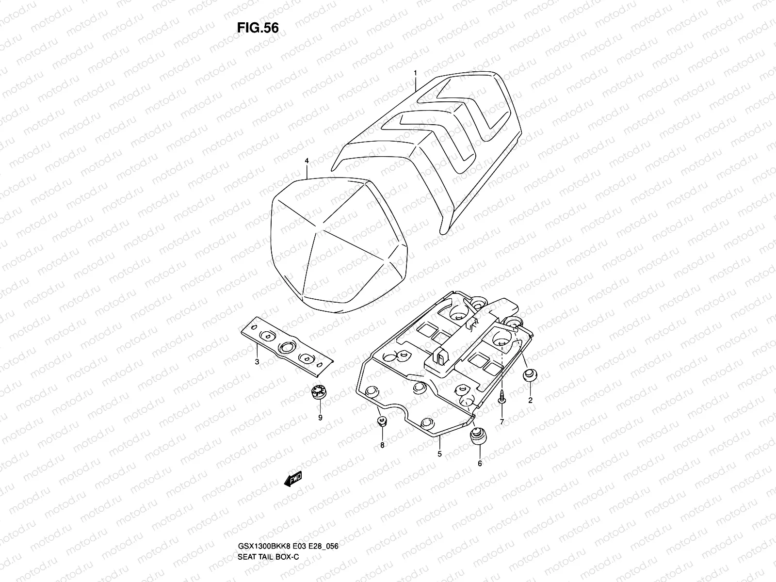 56 - SEAT TAIL BOX
