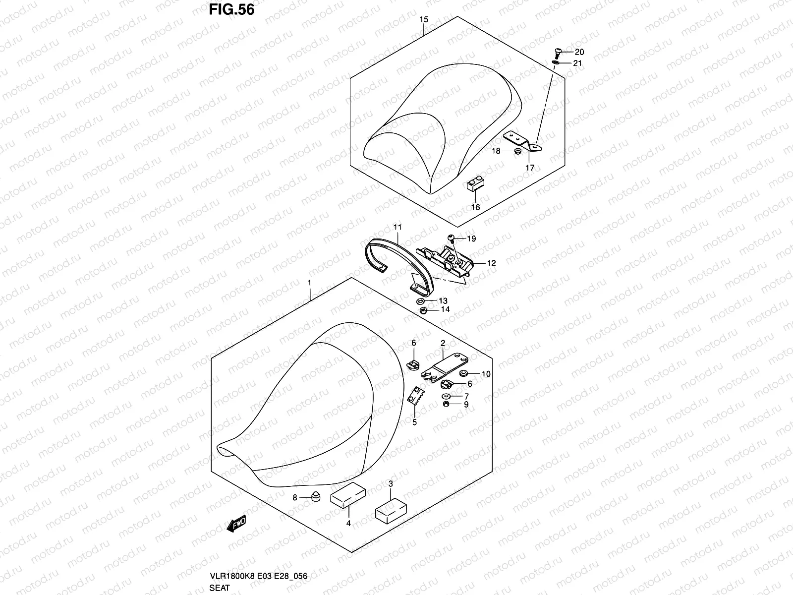 56 - SEAT (VLR1800K8/K9/L0)