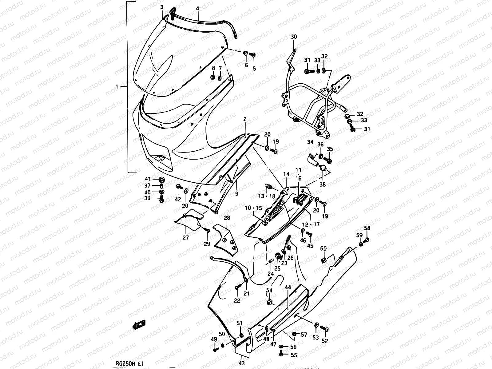 57 - COWLING (MODEL G)