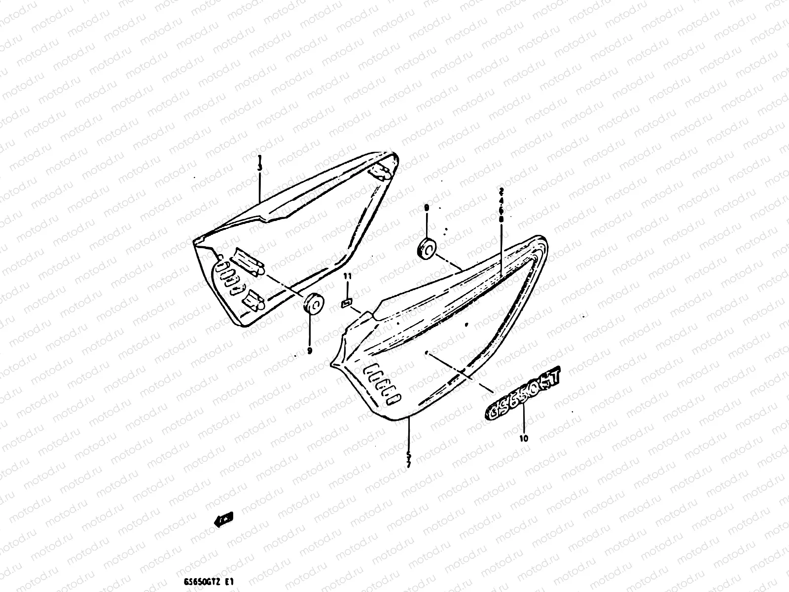 57 - FRAME COVER (MODEL Z)