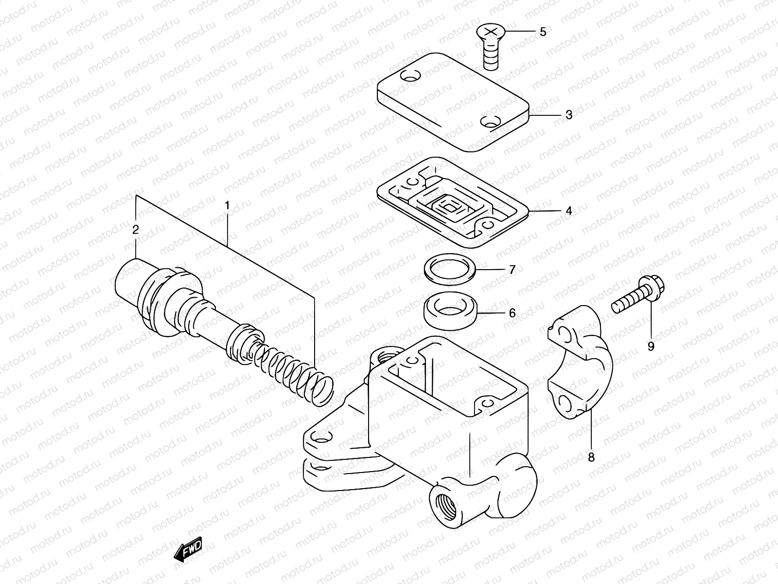 57 - FRONT MASTER CYLINDER