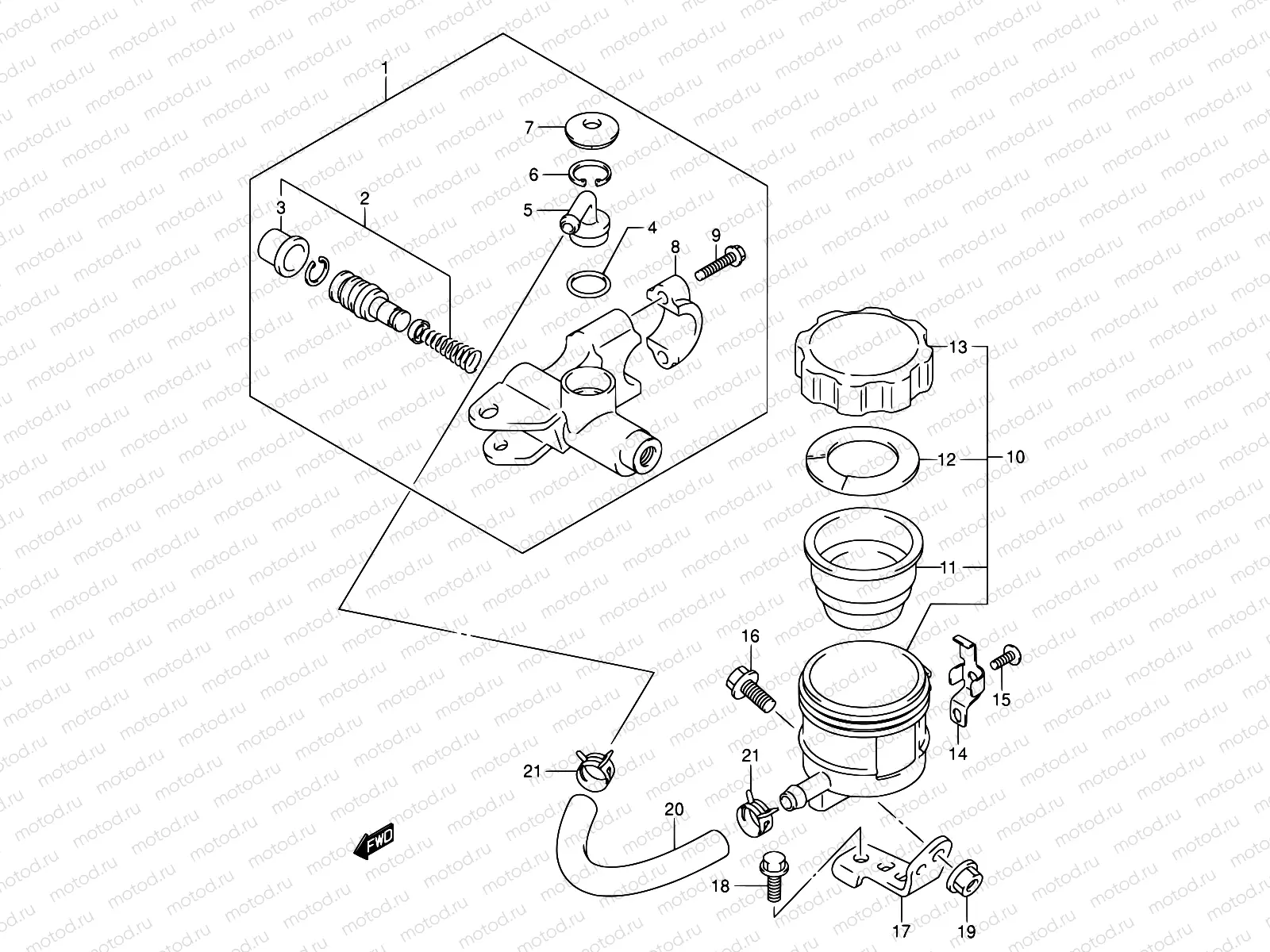 57 - FRONT MASTER CYLINDER