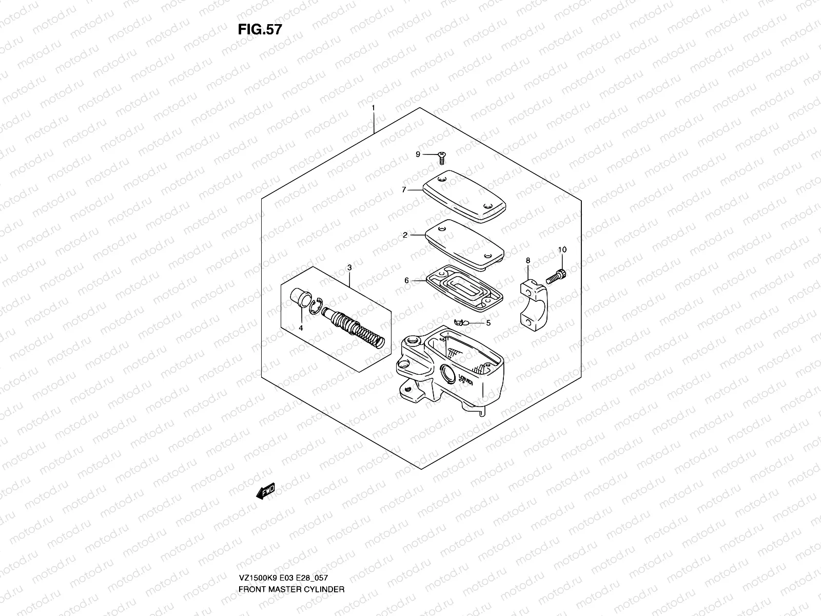 57 - FRONT MASTER CYLINDER
