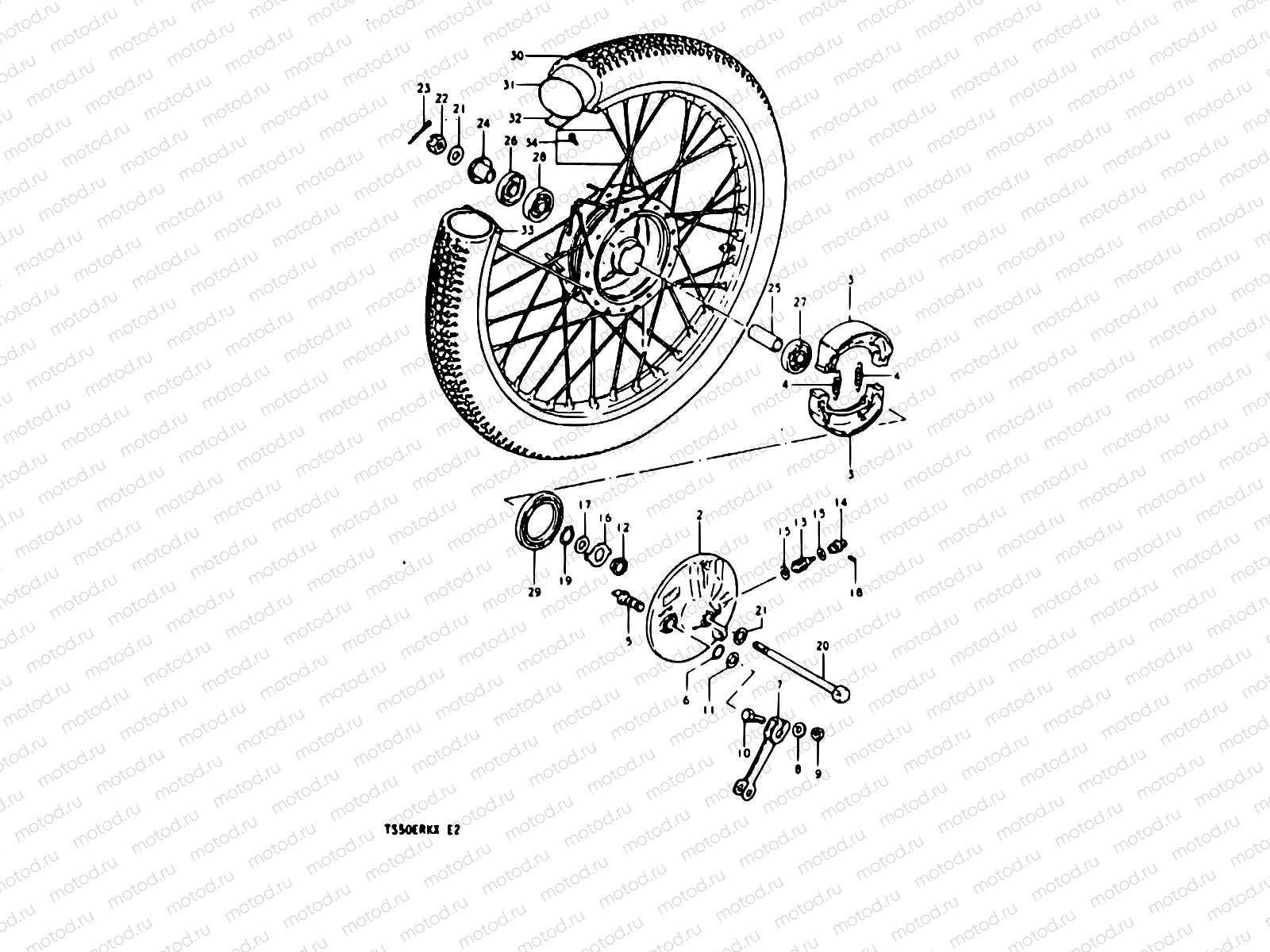 57 - FRONT WHEEL