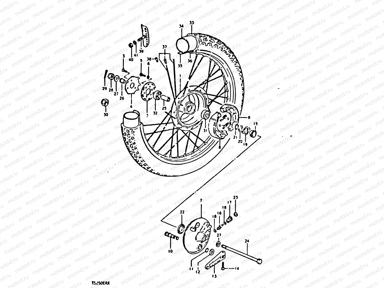 57 - FRONT WHEEL
