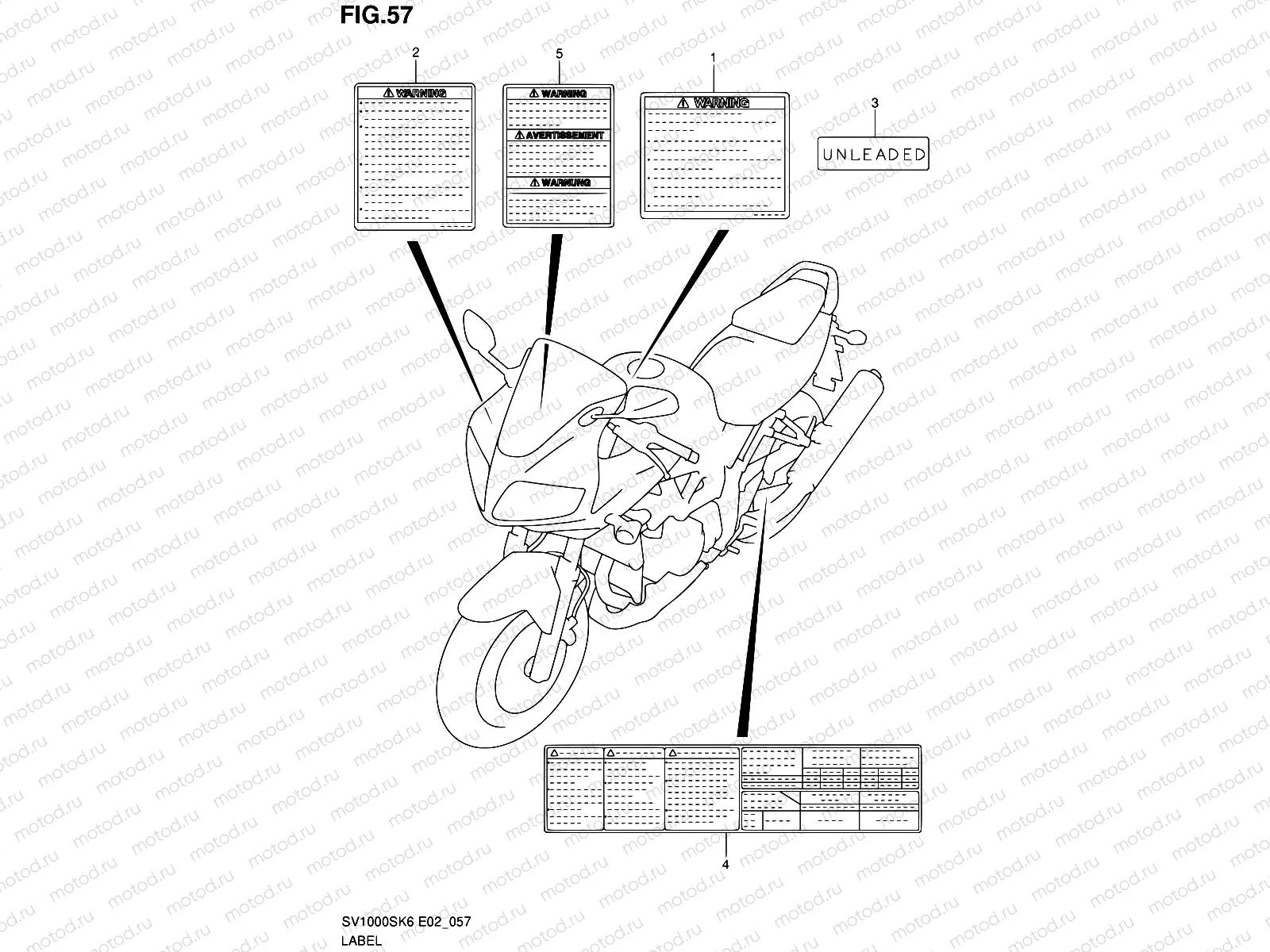 57 - LABEL (SV1000S/S1/S2)