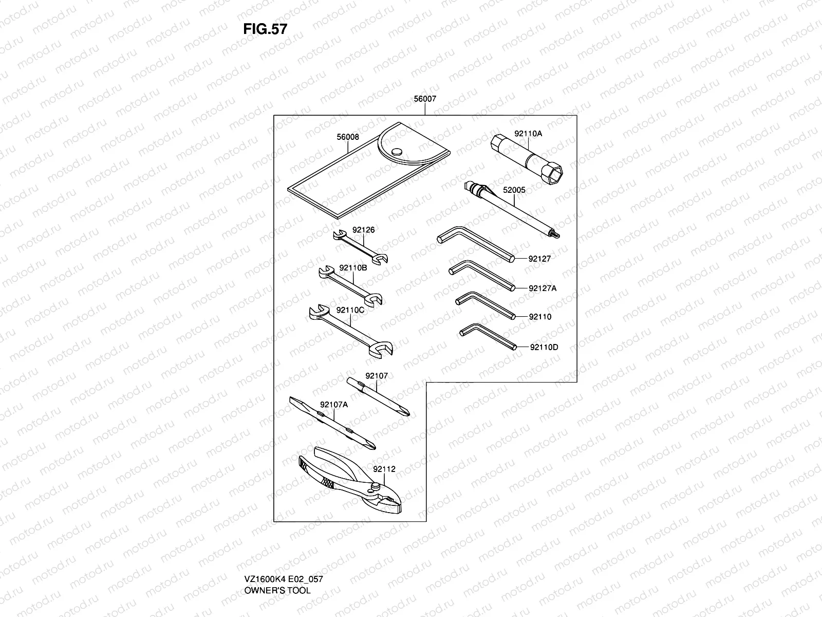 57 - OWNER'S TOOL