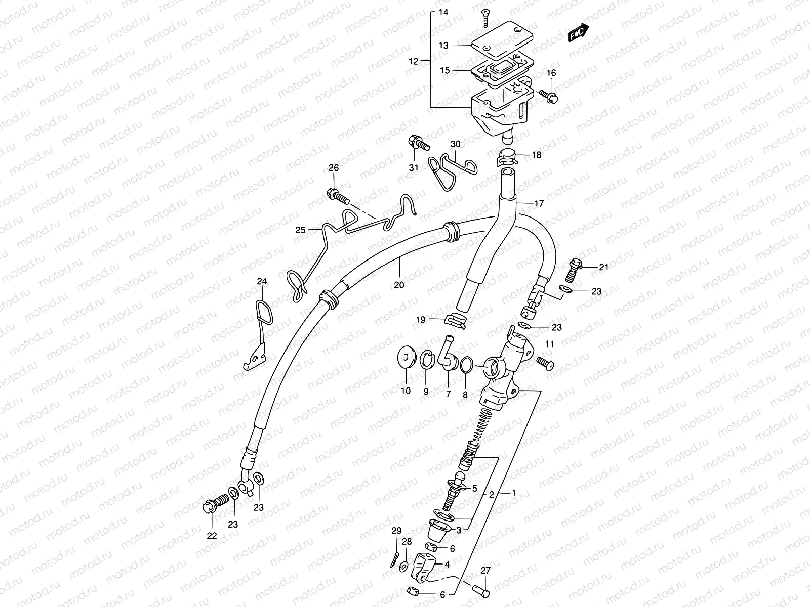 57 - REAR MASTER CYLINDER