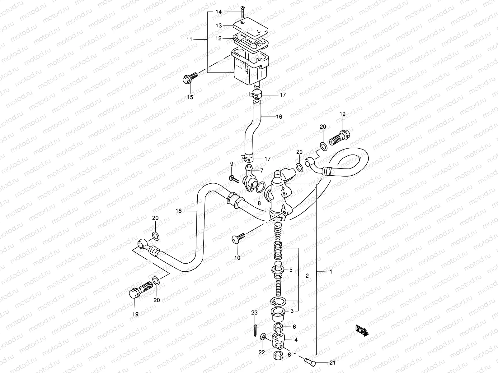 57 - REAR MASTER CYLINDER