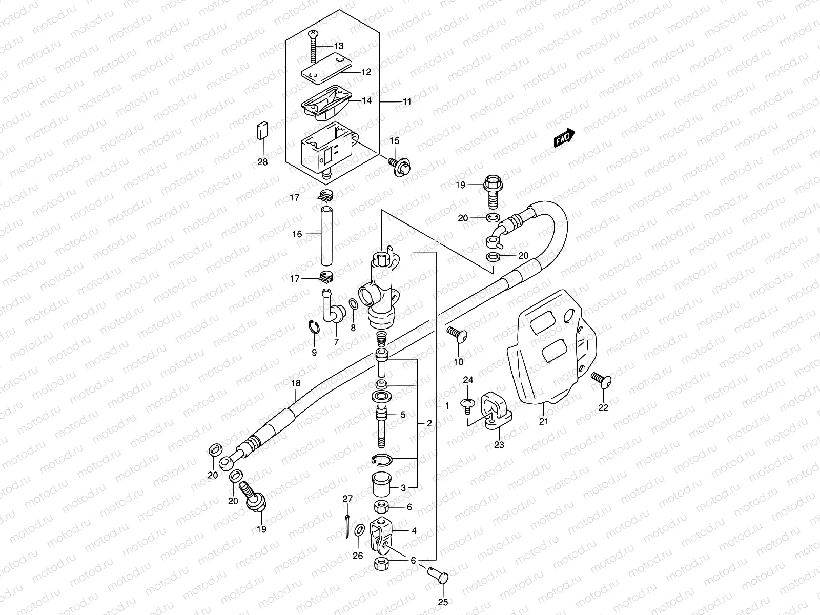 57 - REAR MASTER CYLINDER