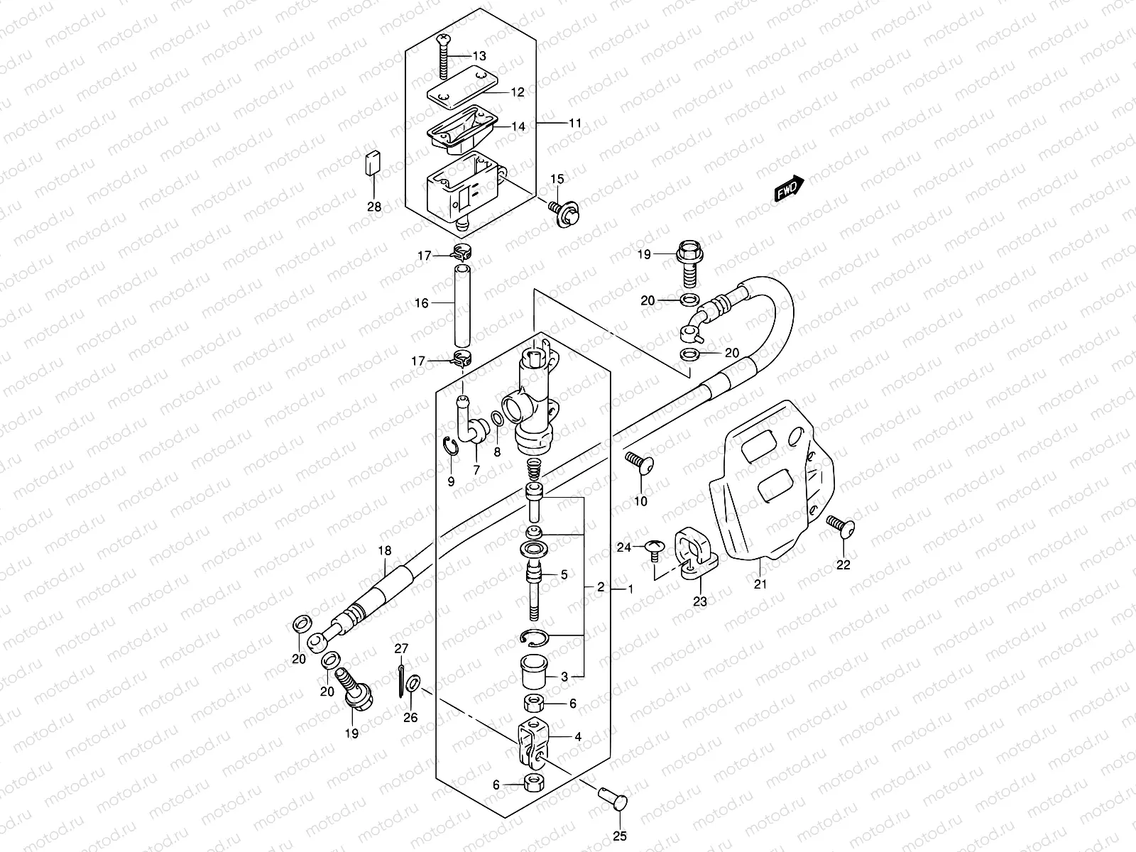 57 - REAR MASTER CYLINDER