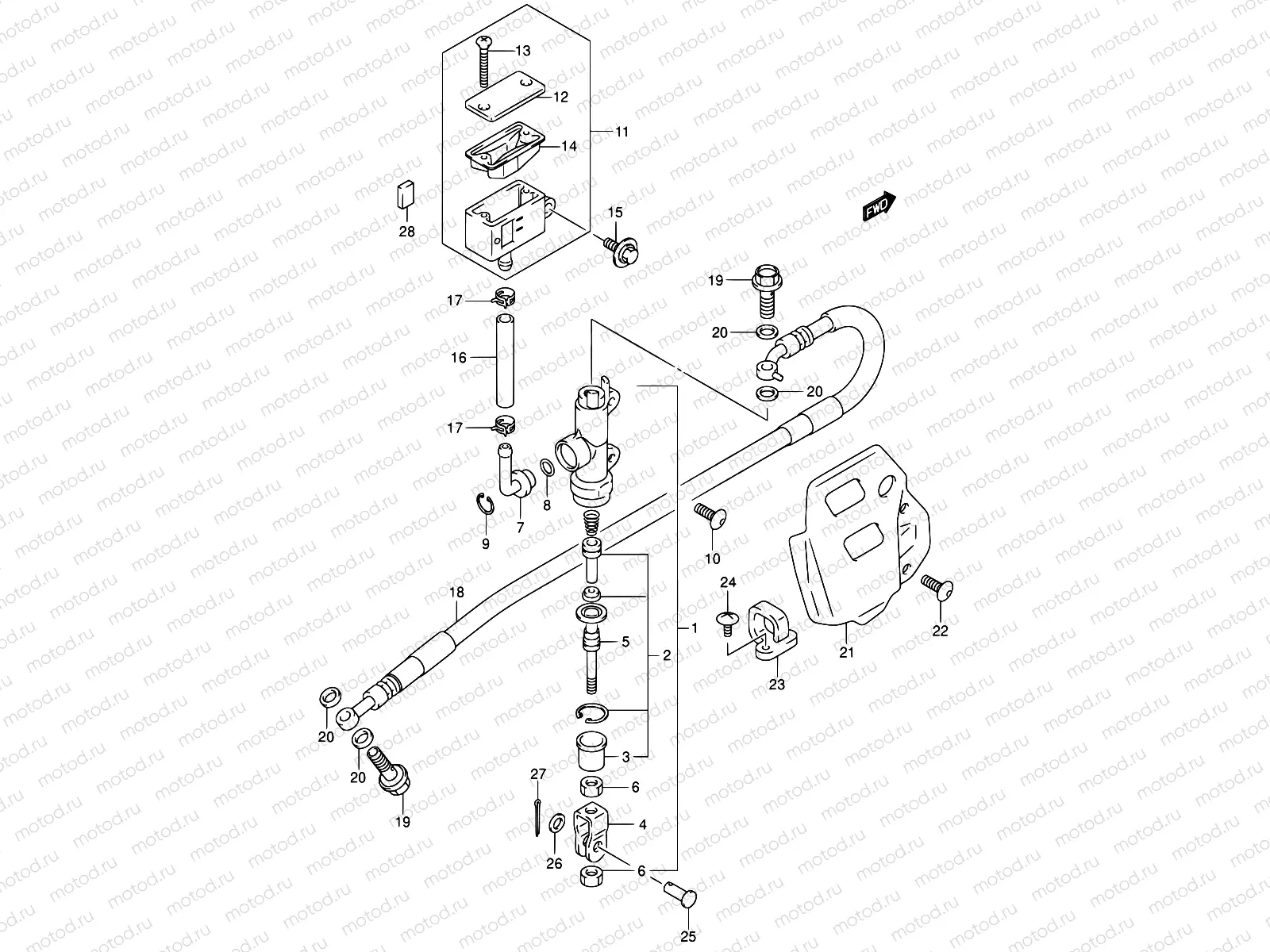 57 - REAR MASTER CYLINDER