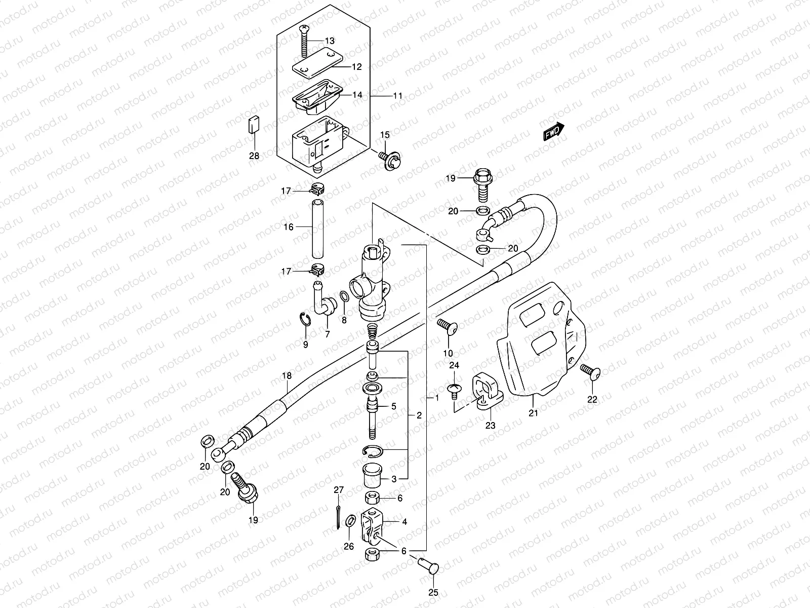 57 - REAR MASTER CYLINDER