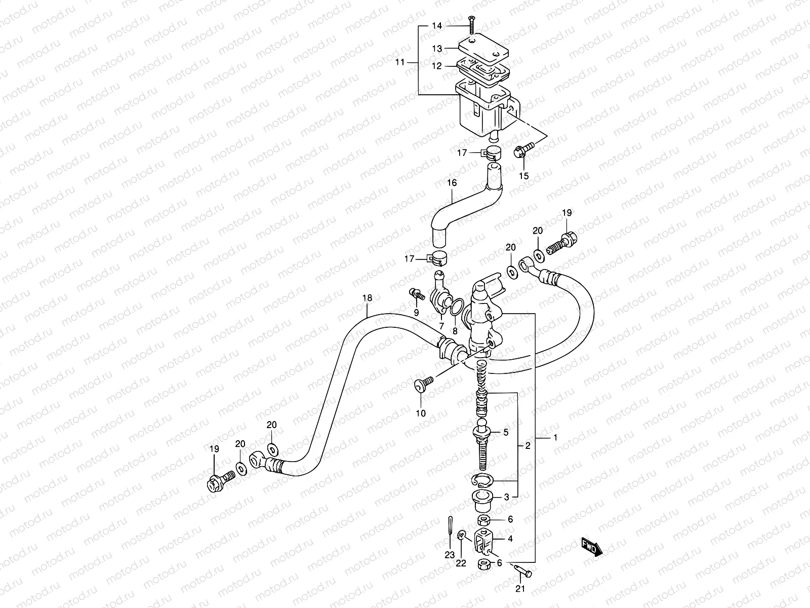 57 - REAR MASTER CYLINDER