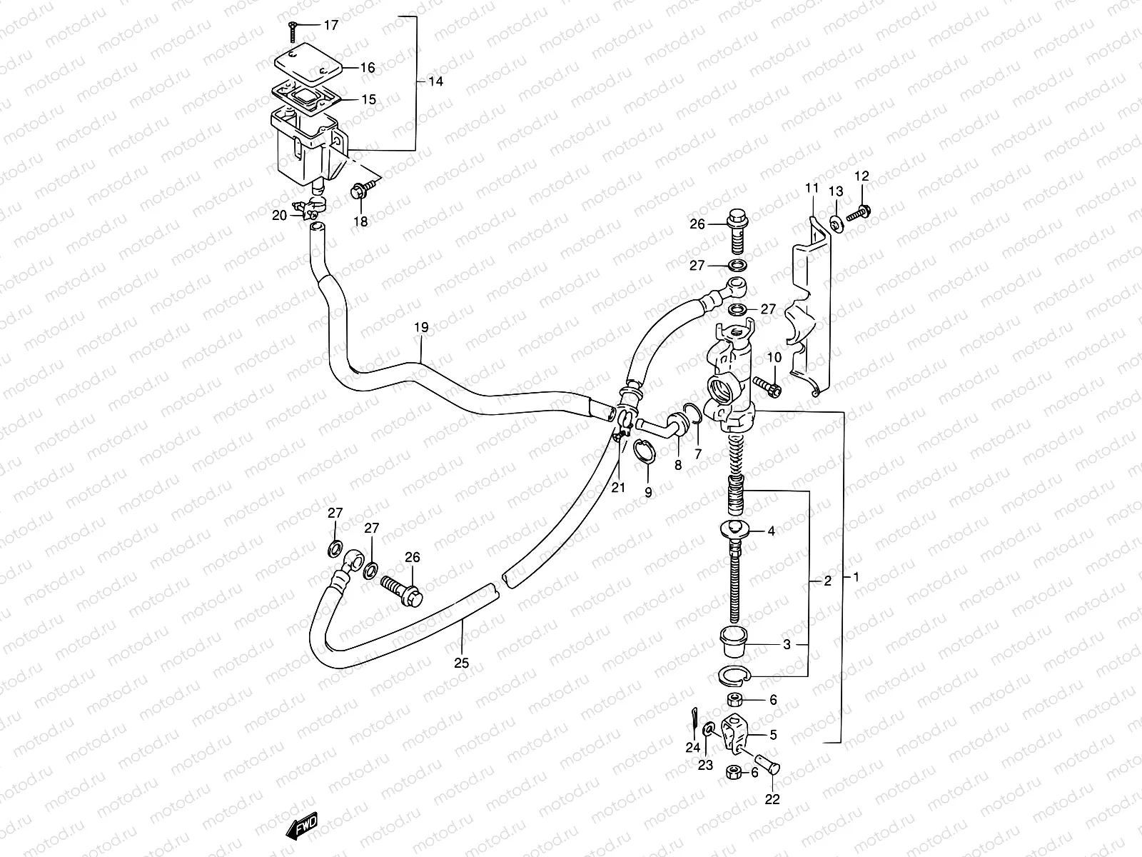 57 - REAR MASTER CYLINDER