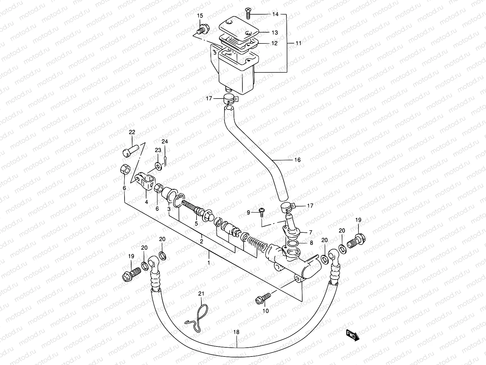 57 - REAR MASTER CYLINDER