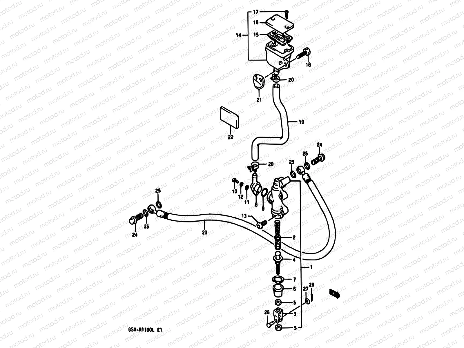 57 - REAR MASTER CYLINDER (MODEL K)