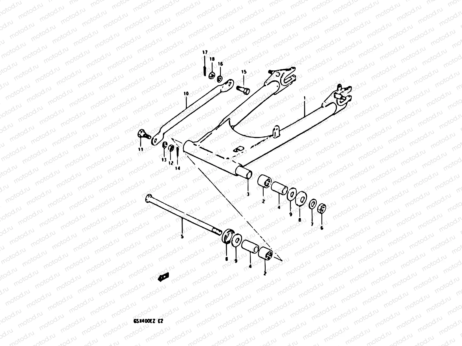 57 - REAR SWINGING ARM