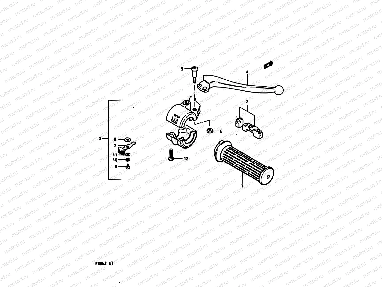 57 - RIGHT HANDLE SWITCH (E02)