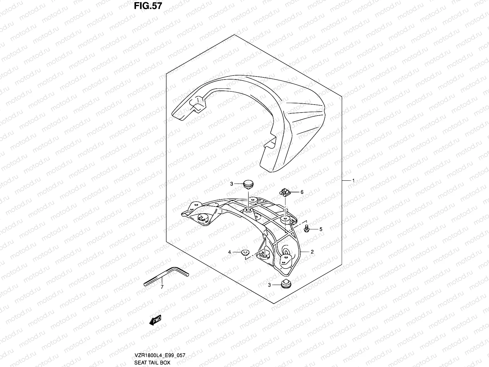 57 - SEAT TAIL BOX