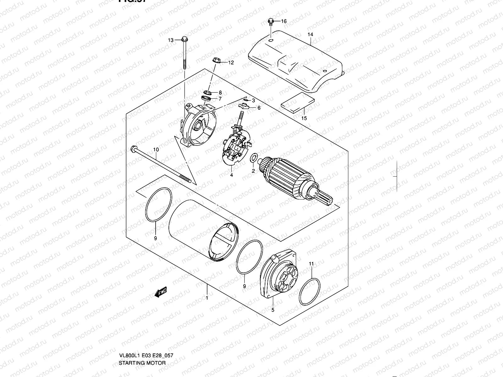 57 - STARTING MOTOR