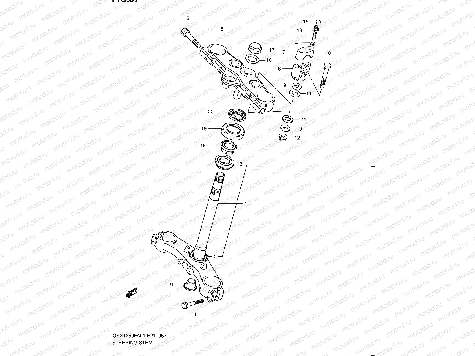 57 - STEERING STEM