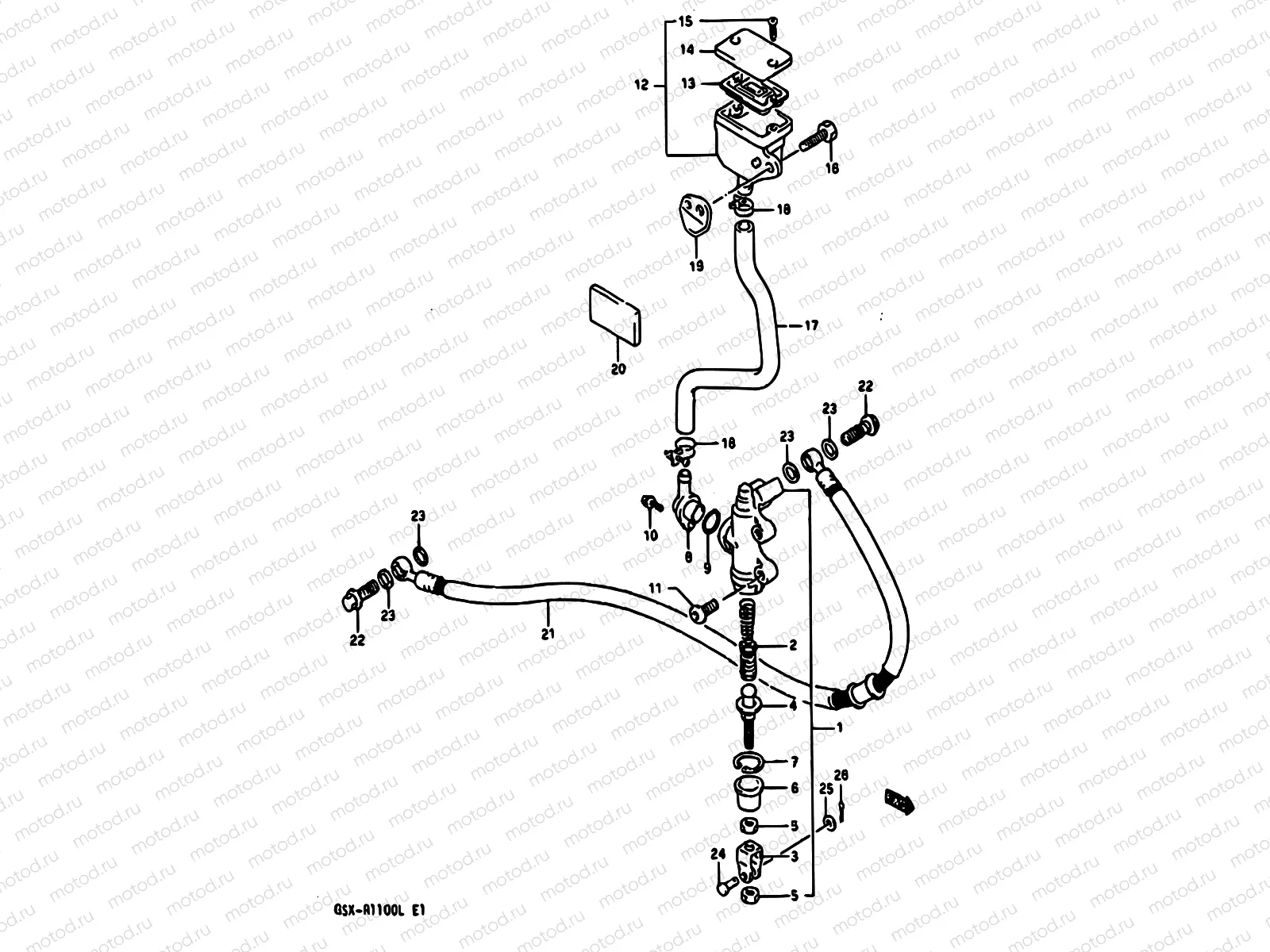 57A - REAR MASTER CYLINDER (MODEL L)