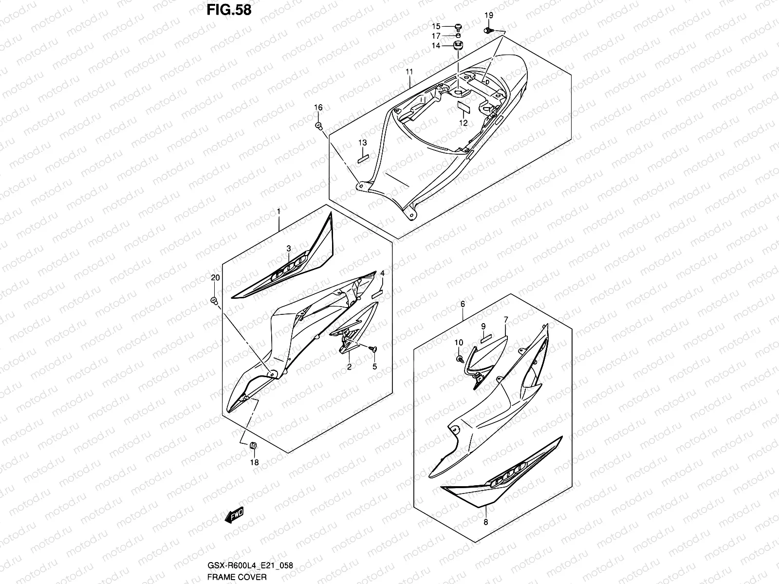 58 - FRAME COVER (AGQ)