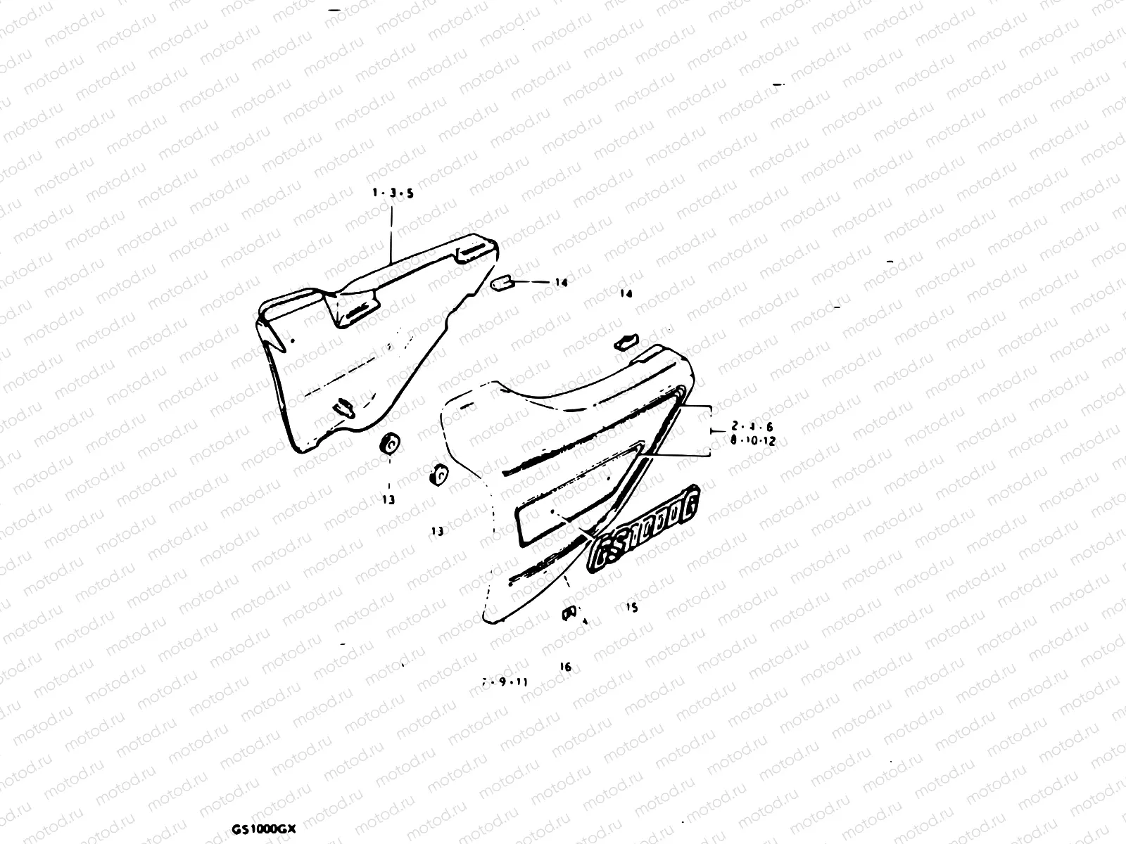 58 - FRAME COVER (MODEL T, MODEL X : E22, E25)