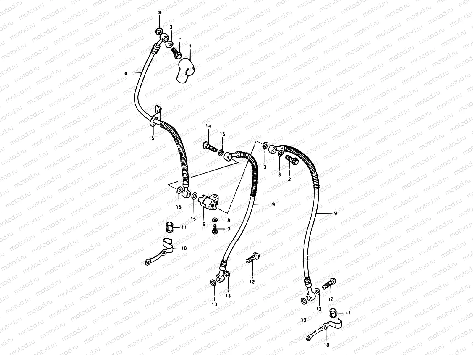 58 - FRONT BRAKE HOSE
