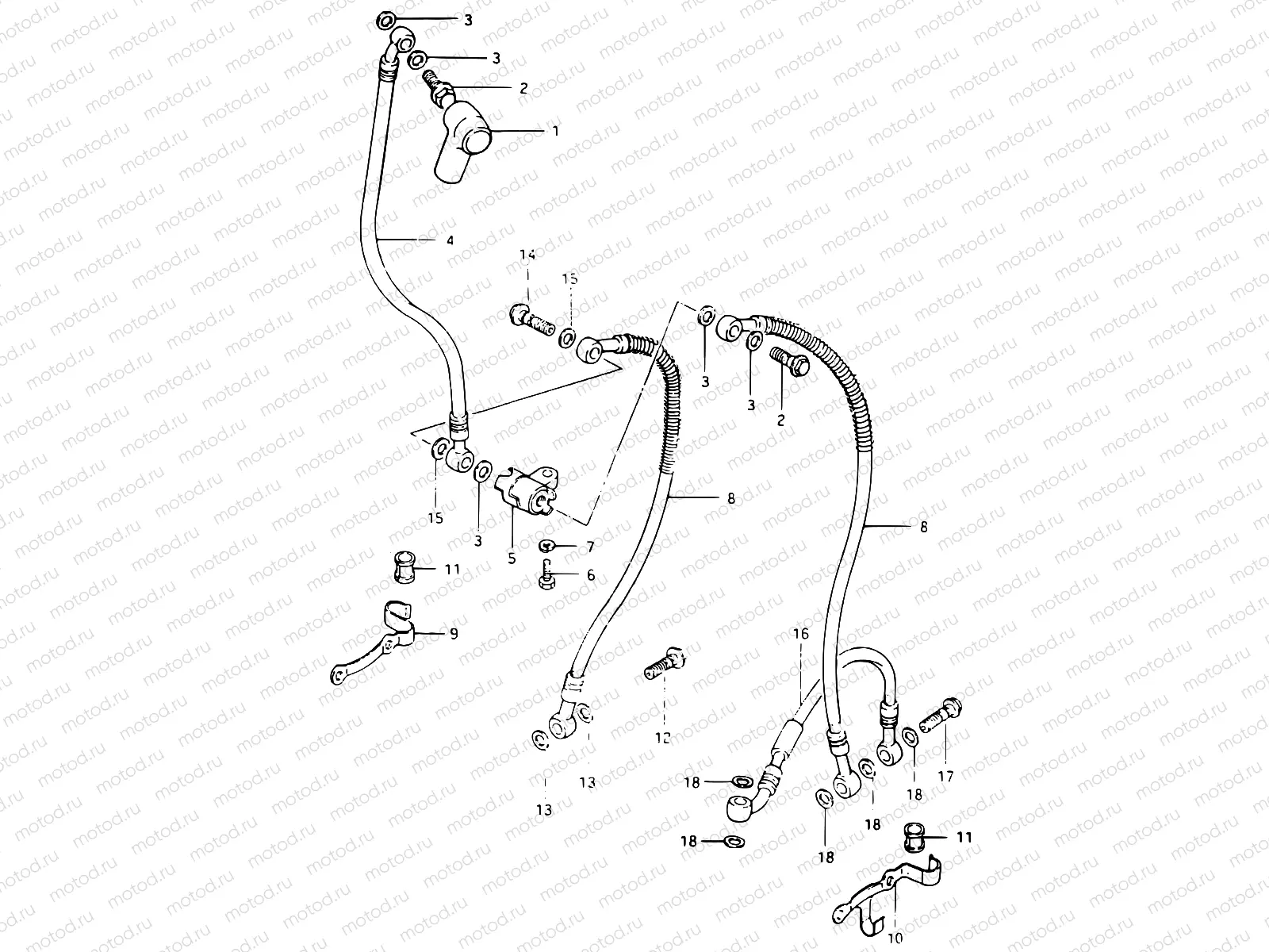 58 - FRONT BRAKE HOSE