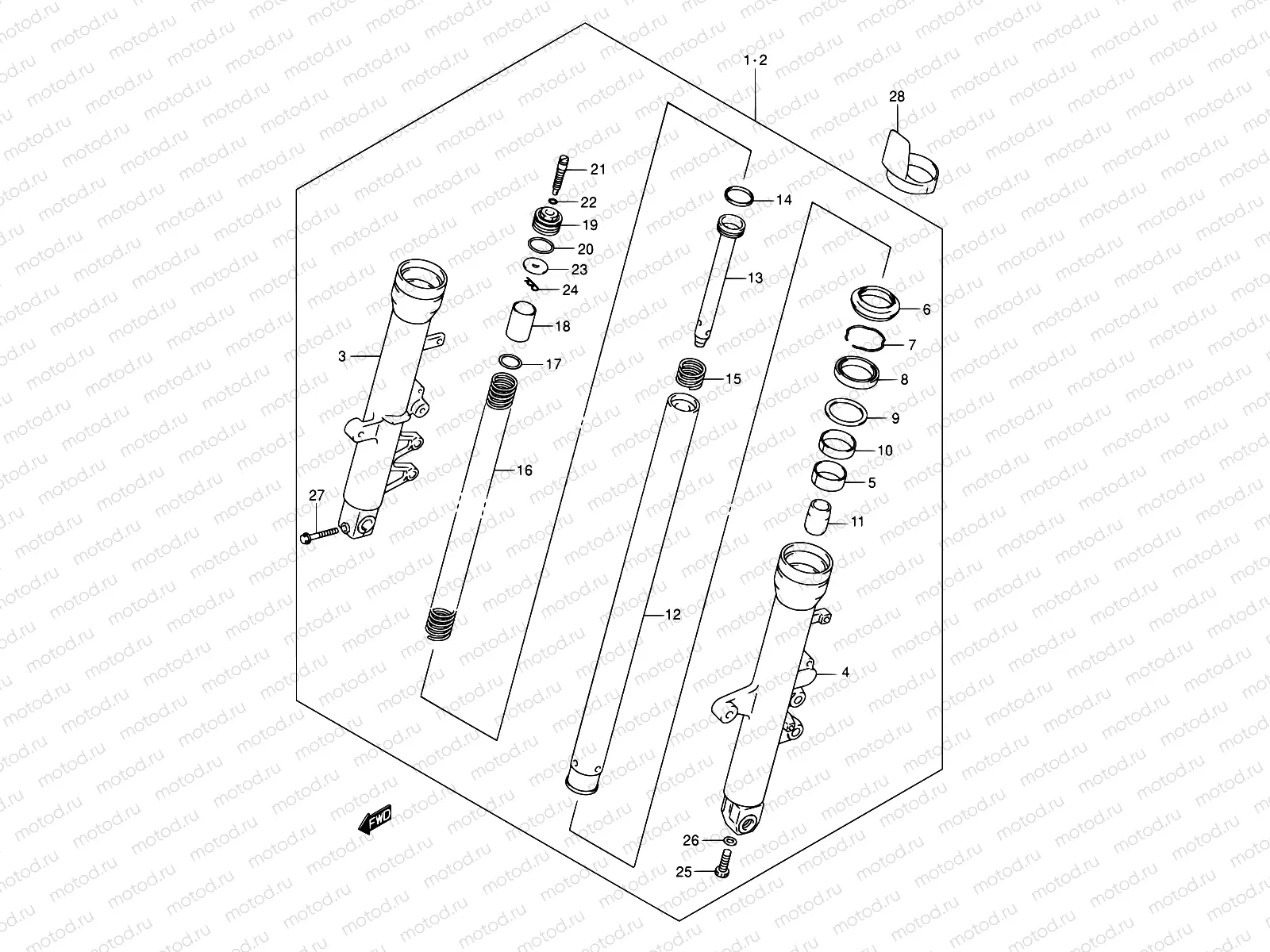 58 - FRONT DAMPER