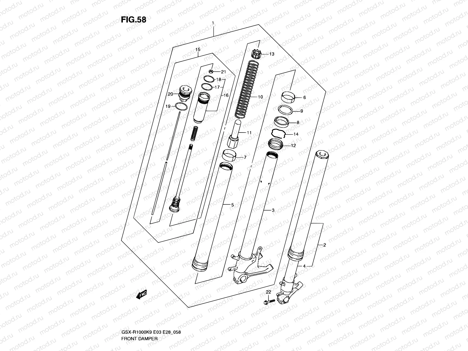 58 - FRONT DAMPER
