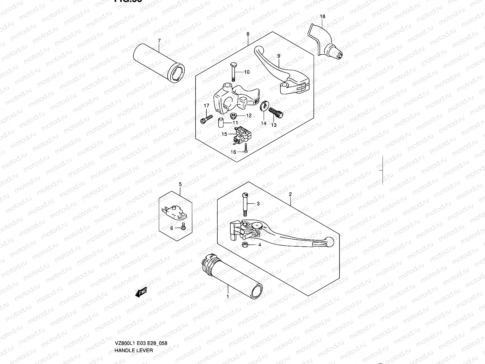 58 - HANDLE LEVER